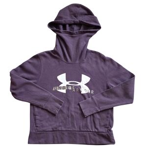 Under Armour Medium Purple Funnel Neck Pullover Hoodie
